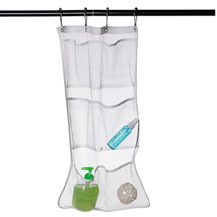 Amazon Com Moron Mesh Shower Caddy Curtains Organizer Hanging
