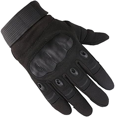 Men's Outdoor Full finger Gloves Ventilate Wear-resistant Tactical Gloves Hard Knuckle for Shooting Airsoft Hunting Cycling Motorcycle Gloves