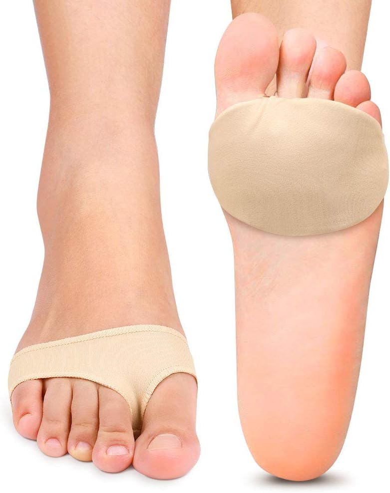 Almofada de Metatarso Palmilha Ortopédica Flexível Esporão Macia Conforto dos Pés Neuroma de Morton Cores Sortidas