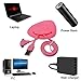 iPors Pink Micro USB Cable Silicone Egg Bag USB Cord, TPE Material Output with Apple Cord 8-PIN and MICRO USB Connector for iPhone, Samsung, Nexus, LG, Motorola, Android Smartphones