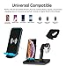 Charging Stand for Apple Watch, Fast Charging Wireless Charger for iPhone, RGCTL 2 in 1 Charging Dock for Apple Watch Series 3,2,1, for iPhone X/8/8 Plus，Samsung