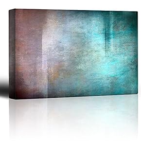 Red and Blue Gradient Watercolor Background with a Bright Center - Giclee Print Abstract Canvas Wall Art Rustic Home Art - 12x18 inches