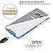 BAISRKE Clear Case for Galaxy S8 Plus, Shock Absorption Flexible TPU Soft Edge Bumper Anti-Scratch Rigid Slim Protective Cases Hard Plastic Back Cover for Galaxy S8 Plus - Clear Blue Gradien