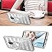 Maxdara Galaxy S9 Case, Galaxy S9 Glitter Sparkle Cute Women Girls Case Bling Shiny Diamond Rhinestone Ring Holder Stand Kickstand TPU Bumper Case Cover for Samsung Galaxy S9 5.8 inches (Silver)