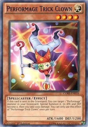 Amazon 遊戯王 英語版 ｅｍトリック クラウン Core En018 Clash