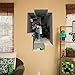 JINX Minecraft Wall Cling Decal Set (Creeper, Steve)