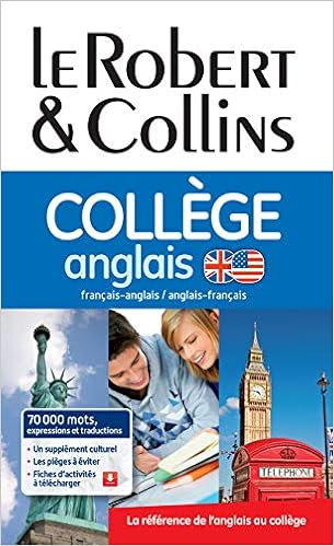Amazon Fr Dictionnaire Le Robert Collins College Anglais Regle Des Verbes Irreguliers Collectif Livres