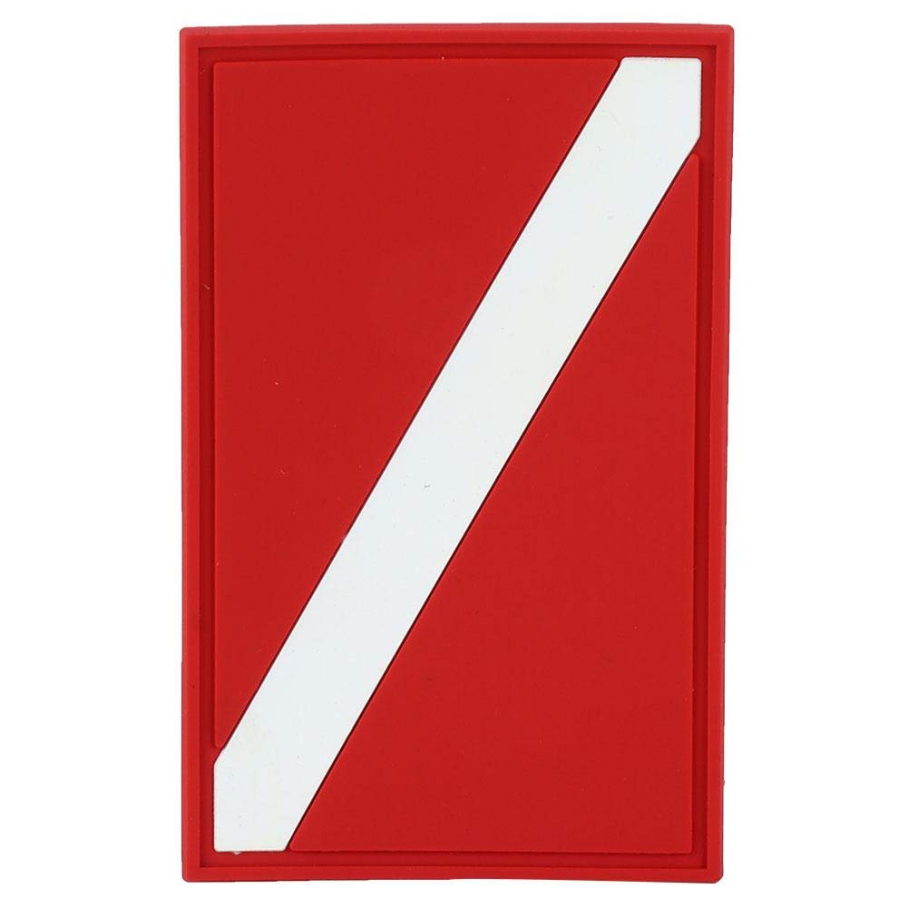 Diving Flag Badge, Outdoor Scuba Diving Patch, PVC Diver Down Emblem, Waterproof, Reusable for Spearfishing, Snorkeling, Lobster Snaring