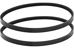 DEHOMKUS 2pcs Cogged Auger Drive Belt 754-0430 954-0430 for MTD Troy Bilt Cub Cadet Snowblowers/throwers - 2 Pack 954-0430B 954-0430C 754-0430A Replacement Belts