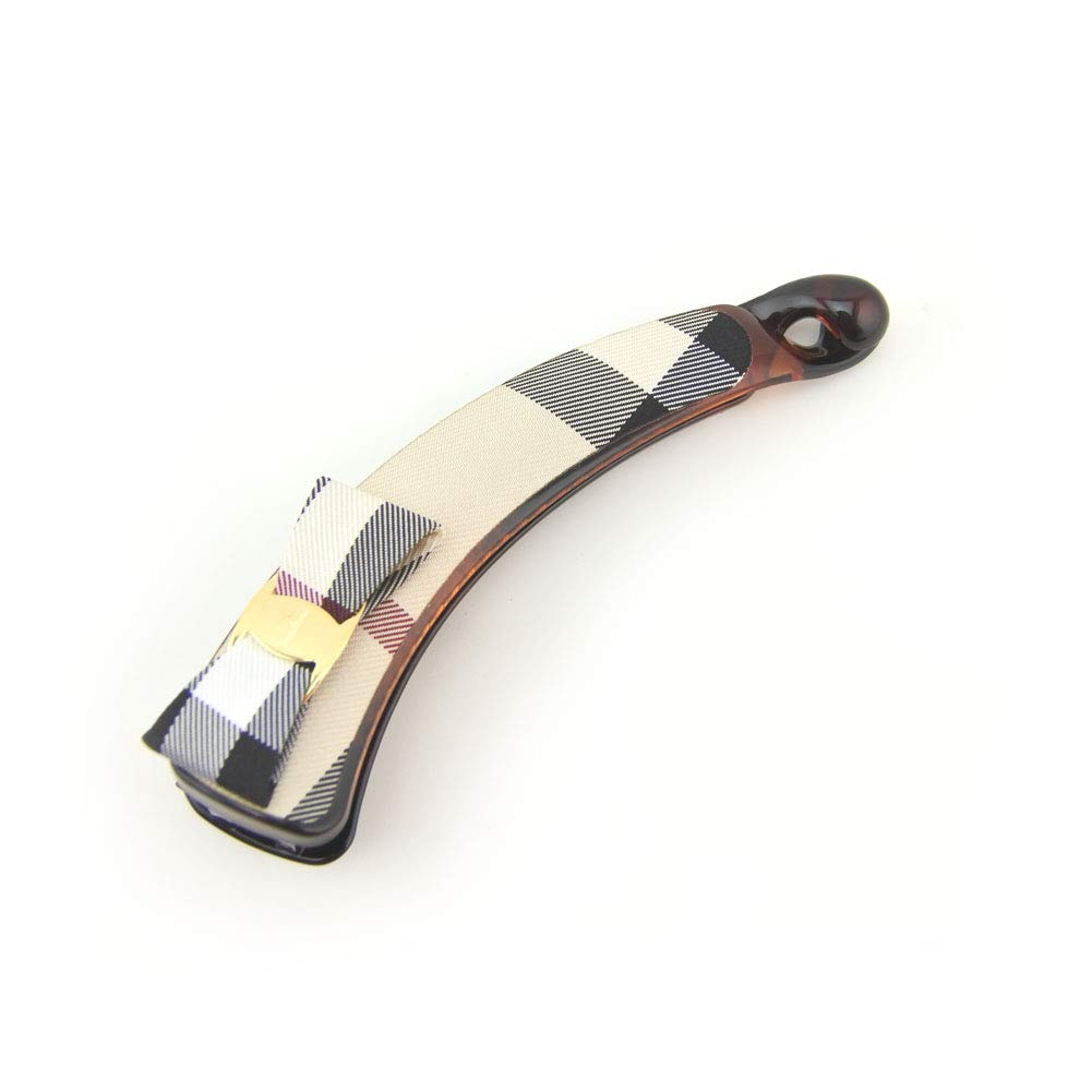 Meilliwish Noble Wedding Beautiful Banana Hair Clip for Women Girls 1 PCS(H78)(Black)