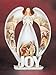 Dicksons Joy Angel Winter White 7 inch Resin Stone Holiday Collectible Figurine