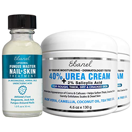 Buy Ebanel Bundle of Fungus Treatment 1 Oz, and 2 Pack 40 Urea Cream 4
