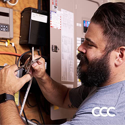 Electrician Scissors with Notches and Carrying Pouch, Professional