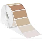 2"x1" Thermal Labels Stickers, Self-Adhesive Barcode Label Paper for Direct Thermal Printer, Multi-Purpose Rectangle Address Shipping Mailing Stickers,1100 Sheets/Autumn Morandi Colors