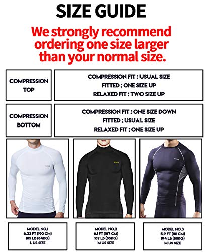 EXIO Mens Thermal Winter-Gear Compression Top Long-Sleeve Midweight Baselayer Underwear Shirt/Bottom (Ext22 Bk, 2X-Large)