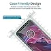 [3 Pack] L K Screen Protector for Motorola Moto X4, [Easy Installation Tray] Tempered-Glass 9H Hardness, Case Friendly