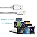 Type C, Asstar [3 Pack] 3FT Nylon Braided Long Cord-USB Data Charge Charging Cable for ZTE Zmax Pro Z981/Galaxy S8 / S9 / S8 Plus / S8+ /S8 Active/Pixel XL, Nexus 6p/5X,LG G5