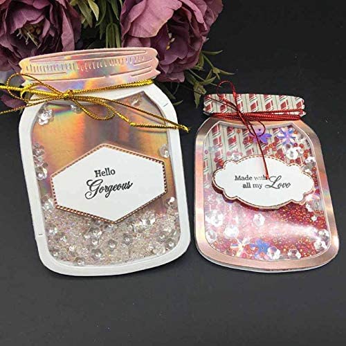 Gowxs DIY Embossing Tool Cutting Die for Card Making, Paper Craft, Scrapbooking, 4x3cm, Metal Stencil