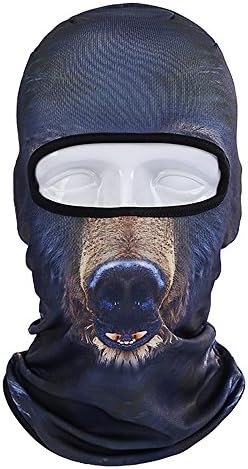ICESNAKE 3d Animal Snowboard Bear Balaclava Ski Face Cover Mask Cycling Hat (09)
