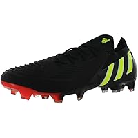 Amazon.com | adidas Edge.3 Laceless Firm Ground Core Black/White/Vivid Red  4 | Soccer