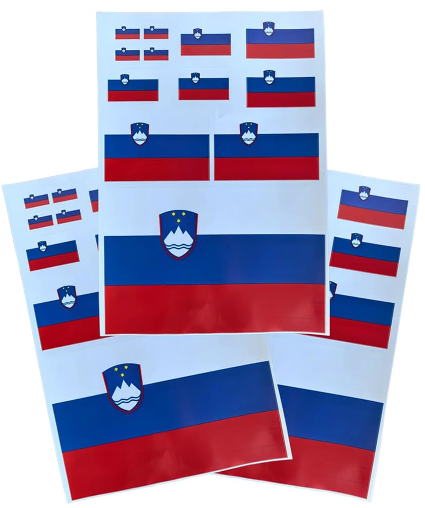 EUIOSFDC Decal in Multiple Sizes Slovenia Flag