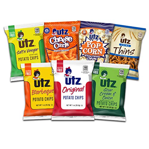 Utz Jumbo Snack Variety Pack (Pack of 60) Individual Snack Bags