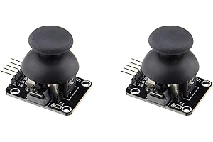HIBCTR 2 Packs Game Joystick Sensor, Game Controller Sensor, Joystick Breakout Module for Arduino PS2 Raspberry Pi