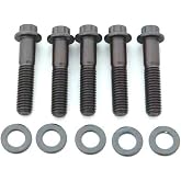ARP 652-2250 Black Oxide 3/8-16" RH Thread 2.250" UHL 6-Point Bolt with 3/8" Socket and Washer, (Set of 5)
