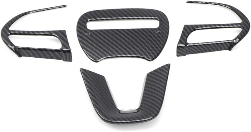 Car Steering Wheel Button Cover Trim for Dodge Challenger 2015-2019, Car Styling Accessories Interior