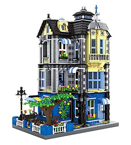 Cafe mit Biergarten Bausteine Haus, Modular Building, 2313 Klemmbausteine – Bild 3