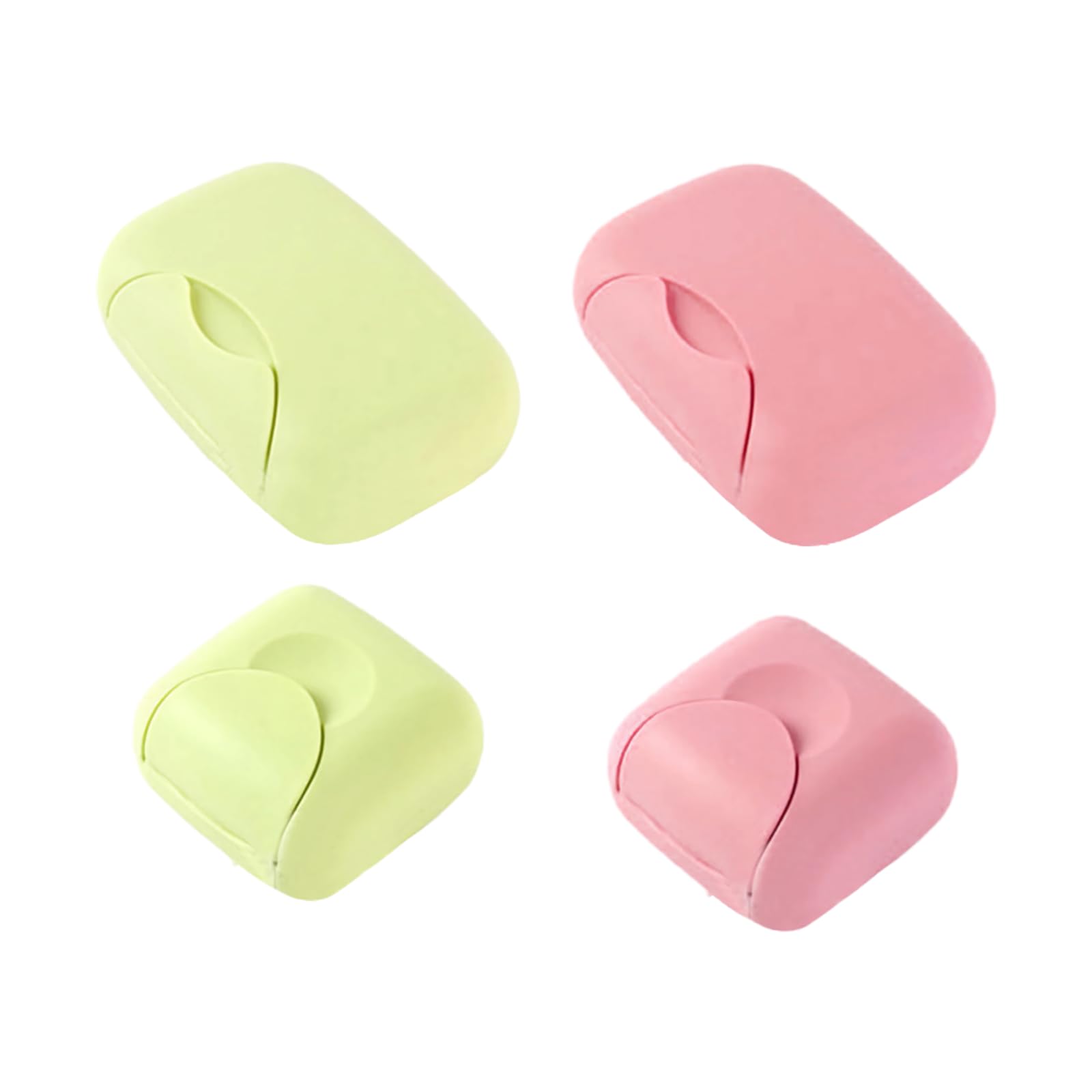 Acpetdr 4 Pcs Soap Dish with Lid Travel Soap Case Soap Bar Travel Soap Waterproof and Leakproof Soap Box Container Holder closable Soap Bar Dish Storage for Shower Travel Hiking Bathroom School Gym