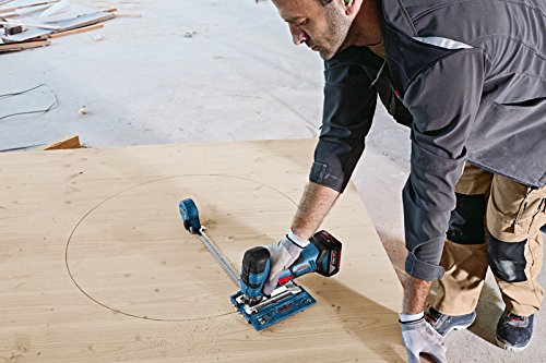 Bosch Professional Akku Stichsäge GST 18 V-LI S (2x 4,0 Ah Akku, Ladegerät, 3x Sägeblätter, Spanreißschutz, L-BOXX… – Bild 5