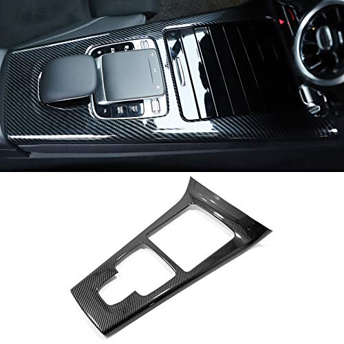 (Only for Left Handle Drive Car) for Mercedes-Benz A-Class (W177) 2019 2020 Car-Stying Accessories Interior Car Gear Shift Panel Frame Cover Trim (Carbon Fiber)