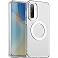 Pzwoxukhov Compatible with Samsung Galaxy A36 5G Case Cover,Supports Wireless Charging,Shockproof Magnetic Phone Case，Compatible with Samsung Galaxy A36 5G Case White