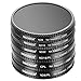Neewer Multi-coated 6 Pieces Filter Kit for DJI OSMO/Inspire 1, Made of Ultra High Definition Glass and Aluminum Thread Frame, Includes: CPL, ND8, ND16, ND32, ND8/PL and ND16/PL Filters