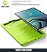 Galaxy Tab S4 10.5 Case, Poetic TurtleSkin Series [Corner/Bumper Protection][Grip][Bottom Air Vents] Protective Silicone Case for Samsung Galaxy Tab S4 10.5 Inch (2018) - Green