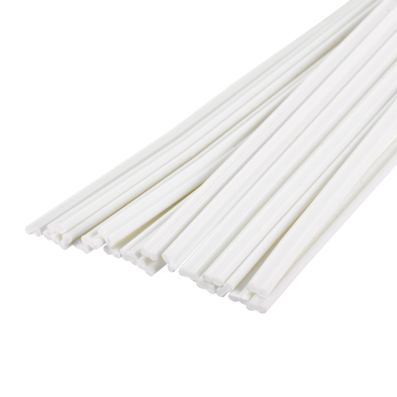 Photo 1 of MECCANIXITY 20pcs 8 Inch Plastic Welding Rods PVC Welding Strips Welder Rods for Plastic Welder,Car Bumper, Kayak Repair, White