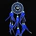 Buytra Dream Catcher Handmade Circular Net with Feathers for Wall Car Hanging Decoration Ornament Craft Gift (Blue)