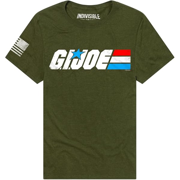 G.I. Joe Distressed Logo T-Shirt - Vintage Style Heather Tee For Men And Women