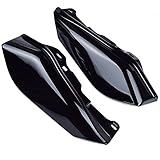 Black Mid Frame Air Deflector Trim For Harley Touring Street Glide FLHX Electra Glide 2009-2016