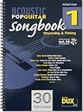 Acoustic Pop Guitar Songbook Strumming & Picking Vol.1 CD by 