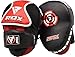RDX Boxing Pads Focus Mitts | Maya Hide Leather Curved Hook and Jab Target Hand Pads | Great for MMA, Muay Thai, Kickboxing, Martial Arts, Karate Training | Padded Punching, Coaching Strike Shield
