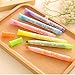 KitMax (TM) Pack of 12 Pcs Cute Cool Colorful Candy Color Star Shape Pen Tip Highlighter Pen Office School Supplies Students Children Gift (Color May Vary)