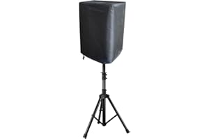 CC LOT Outdoor Speaker Cover for 8 Inch PA/DJ Powered Speaker Mounted on Stand, Upright Speaker Covers Bag UV Protection Water Resistant Dustproof 420D Oxford Cloth