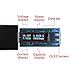 DROK 180043 USB Multimeter, DROK Pocket Digital Multimeter USB 3.0 Hub, OLED Display DC 13V Voltage Ampere Power Capacity 4in1 Multi Tester
