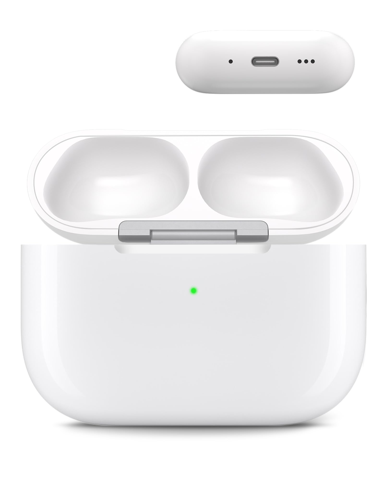 Photo 1 of **CASE ONLY**
Jinstyles Charging Case Replacement for AirPods Pro 3 - Wireless Charger Case Compatible with Air Pods Pro 3rd Generation with Touch-Control Bluetooth Pairing Sync & 450mAh Battery