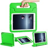 CAM-ULATA Case for iPad 9.7 inch 2018/2017 for Kids 5th Generation 6th Generation Folio Shockproof Corner Protection Lightweight Cover for iPad Air 1 iPad Air 2 Kid Proof Green
