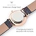 WRISTOLOGY Charlotte Lines Womens Watch Rose Gold Petite Ladies Metal Mesh Strap Band