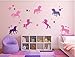 Be a Unicorn Quote, Full Wall Mural Vinyl Decal for Girl's Bedroom or Baby Nursery Decor | Kids Playroom Decoration | Pink, Purple, Black, White, Gold, Silver, Yellow, Gray, Green, Blue, Other Colors