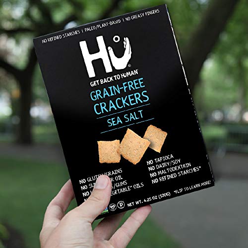 Hu Gluten Free Crackers Sea Salt Keto Crackers 6 Pack Gluten Free